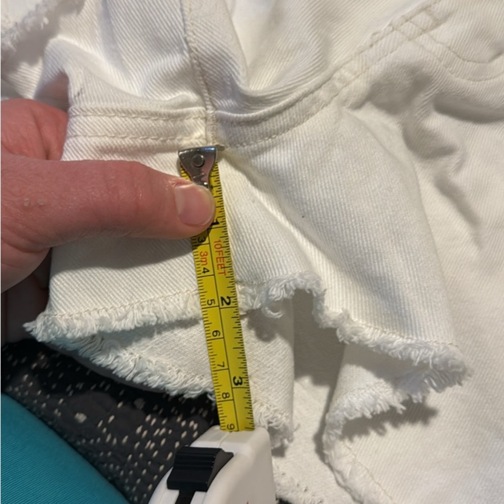 Women's White Shorts - Picture 7 of 9